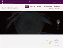 Tablet Screenshot of colossushealthcare.com